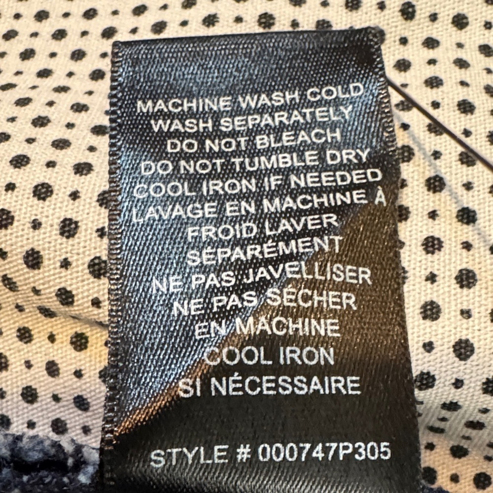 EUC Rebecca Taylor La Vie Dark Wash Blue Denim Jumpsuit  No Belt - Picture 11 of 11
